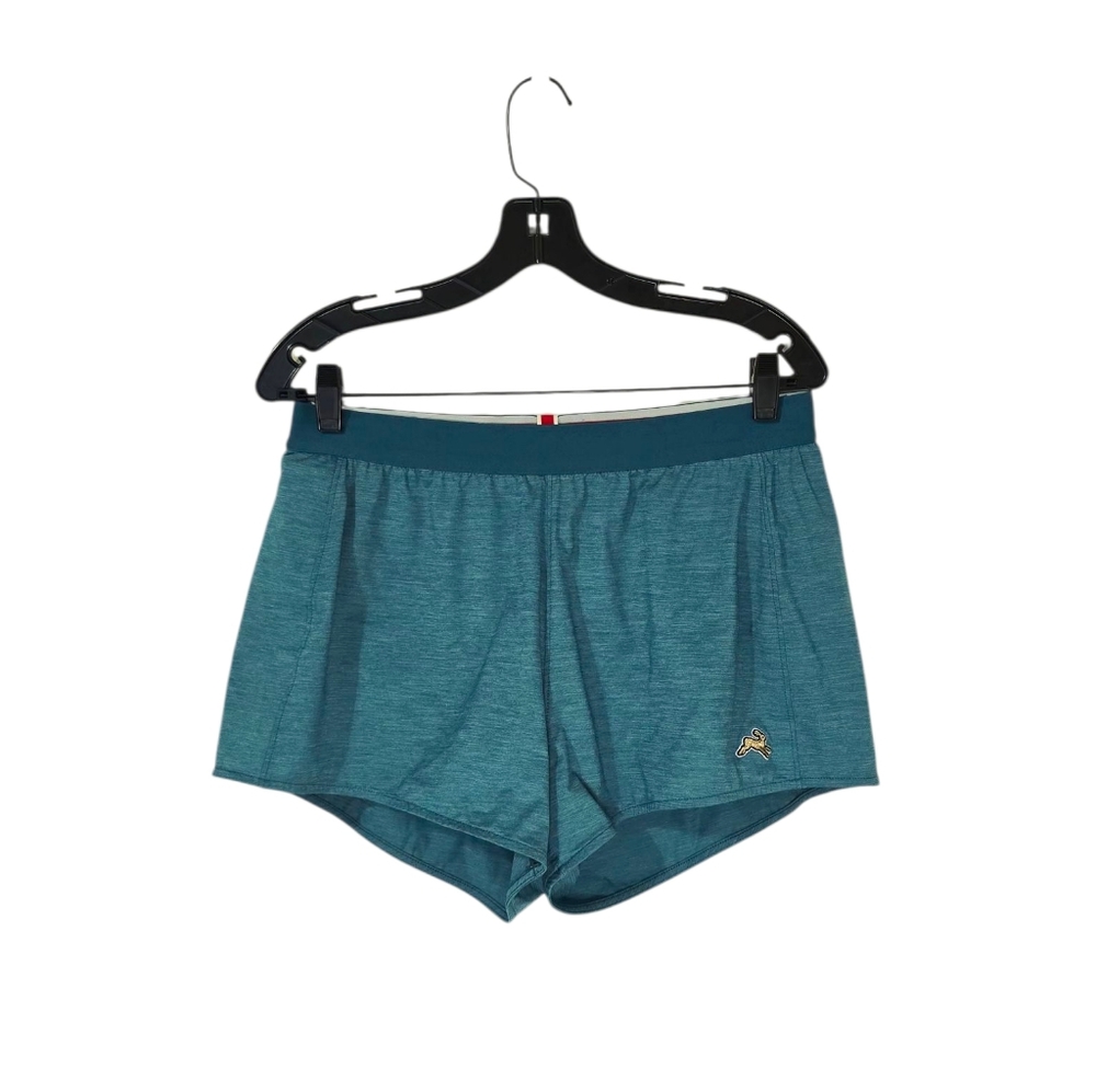 Tracksmith Session Running Shorts Size XLarge Teal Green Lined Brief Activewear‎